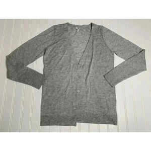 Joie Womens Cardigan Sweater Wool Cashmere Blend Gray Small VNeck. 323